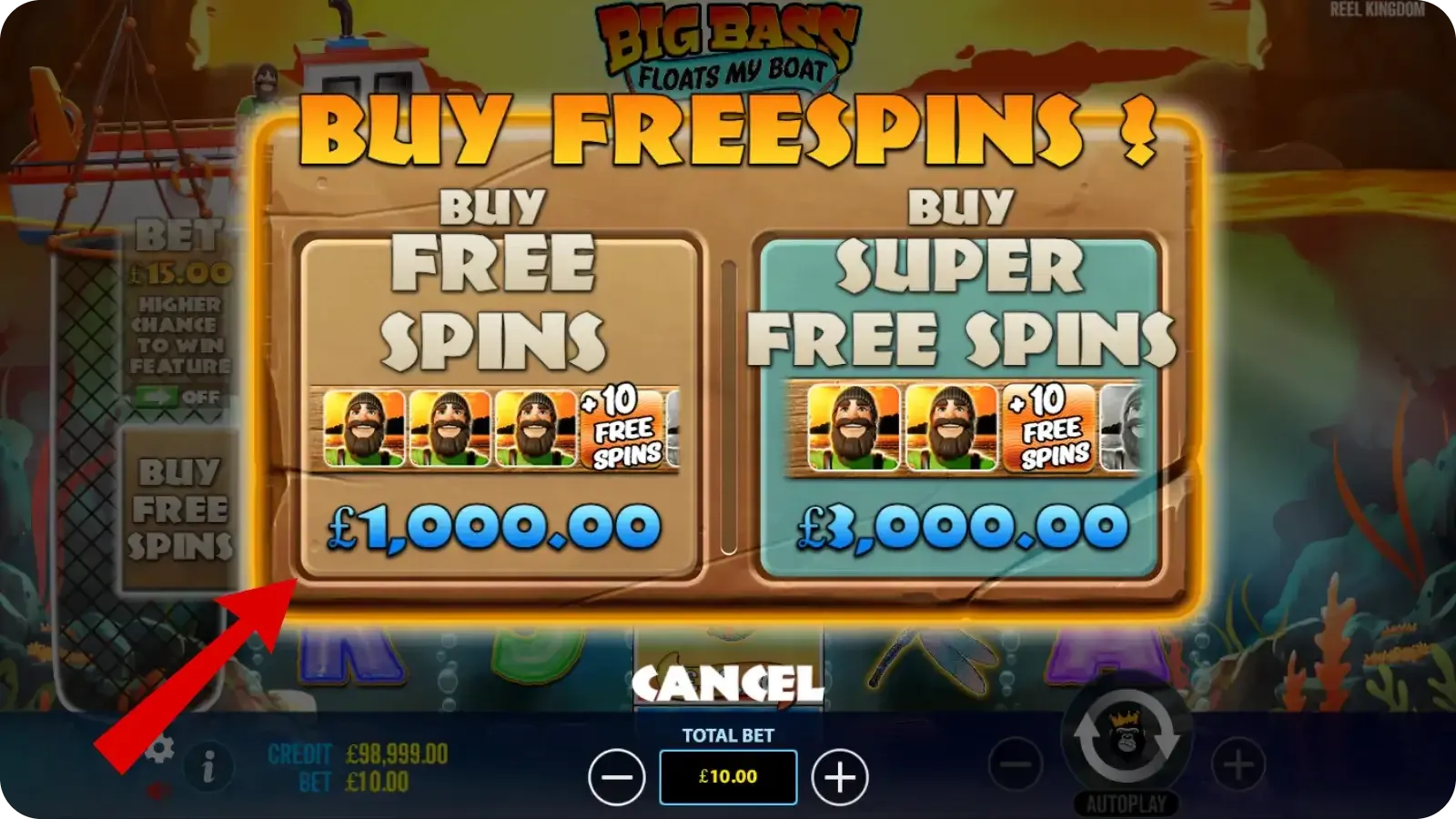 Round Free Spins