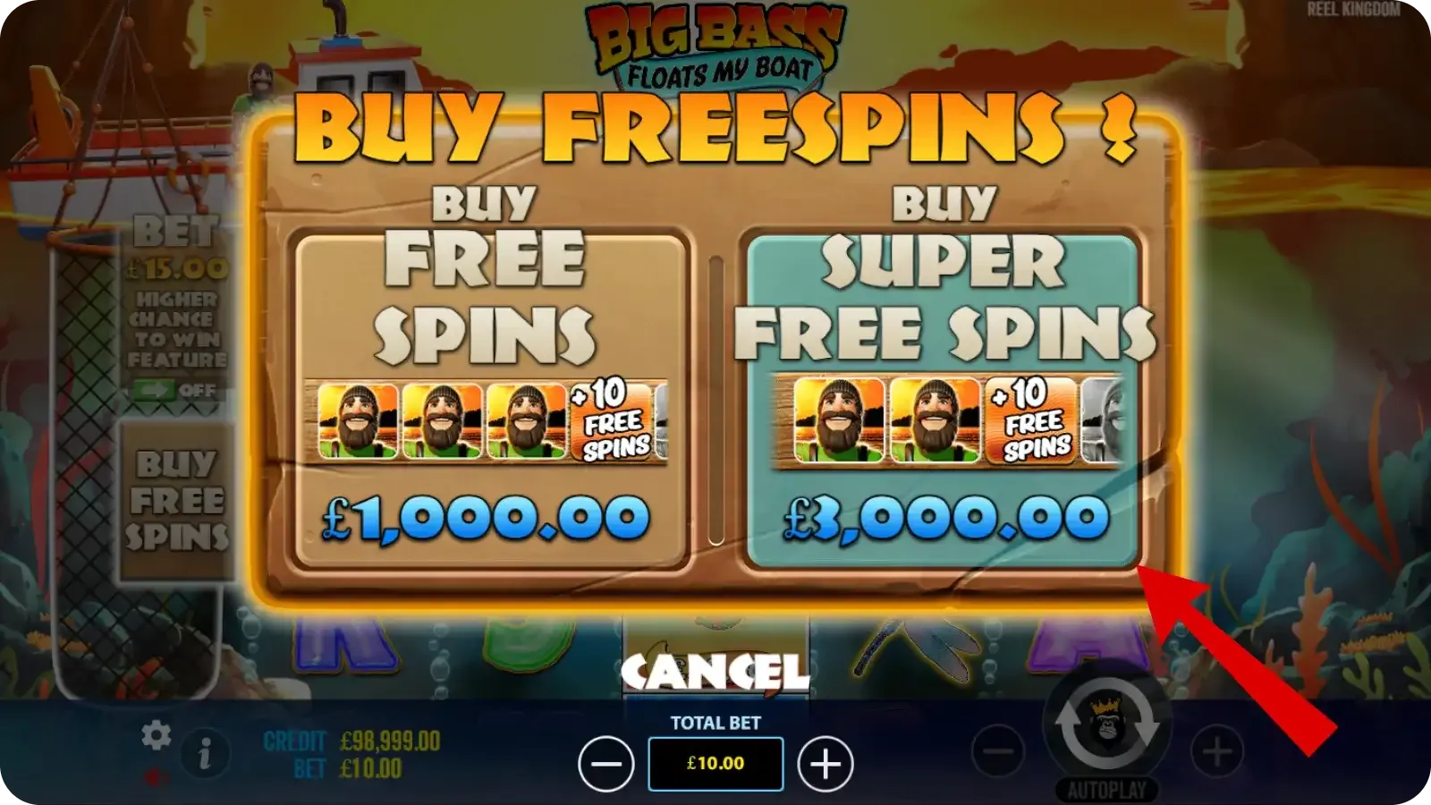 Round Super Free Spins
